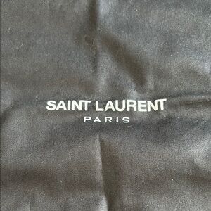 Saint Laurent Black Dust Bag